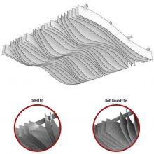 Customize Design PET Acoustic Ceiling Tile Soundproof Panel Fire Retardant NRC 0.85 thumbnail-4