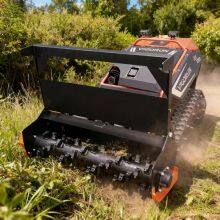 18Kw EPA Gasoline Engine Cordless Industrial RC Flail Mower 10~165mm Adjustable Cutting Height Vigorun Forest Mulcher thumbnail-1