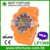 LP1369 Hottest Colorful pu Strap Ana Digi Water Resistant 2016 Watch thumbnail-1
