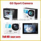 2.0 Inch Waterproof Sport Camera G3 1080P 30fps / 720P 60fps