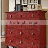 American Classical Dresser With Mirror, Solid Wood Dresser thumbnail-5