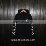 European and American hip-hop street skeleton skull male and female couple hedging round neck hooded sweater