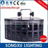 popular led rgbw 4in1 2x10w buttlefly double derby dj effect led disco light stage lighting system