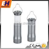 2/1 3W LED Extendable Flashlight and Camping Lantern, 3xAAA, Portable and Easy Keeping, Aluminium