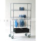 anti-static metal wire trolly