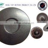 18mm Flat Cap Metal Brass Snap Button Bracelet