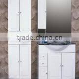 Floorstanding Modern MDF Hotel Bathroom Furniture with Top