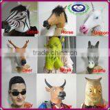 New Animal Head Mask Rubber Latex Halloween Costume for Party thumbnail-1