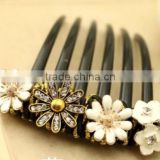 Bridal floral hair comb hairstyle fashion dressing for girl hair aceessories