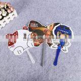 Business Gift Custom Advertising Hand Fan Plastic Hand Fan pp Hand Fan