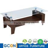 Home Furniture Modern Tempered Glass Coffee Table thumbnail-1