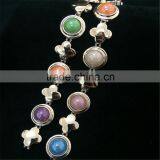 Cheap Plastic Pearl Beaded Lace Trim for Wedding Dress thumbnail-1