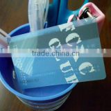 Plastic Glossy Transparent Clear Cards With Magnetic Stripe