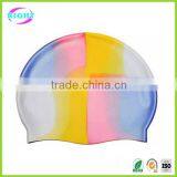 Mixed Color Silicone Swim Caps Swimming Cap thumbnail-2