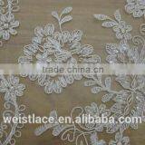 Wedding Lace/embroiderey With Cord/bridal Lace Dress/dignified Swiss