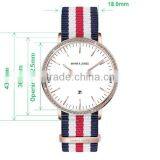 Logo Custom Exchangeable Bands Watch With 14mm Nylon Watch Strap thumbnail-6