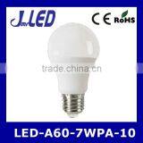 7w High Quality IC Driver Led A60 Bulb E27