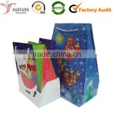 Simple cheap Christmas gift paper bag craft shopping bag differenct types bags