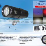 Diving Underwater Led Video Light flashlight for Photography Wide Flood