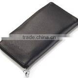 2015 Travel Long Leather Passport Holder Multi-pocket Card Holder With Zipper