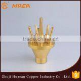 Brass Smooth Jet Spray Nozzle 1/4" Threads,Geyser Brass Nozzle,Brass Fountain Nozzle thumbnail-3