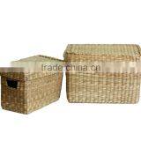 Cute Seagrass Box With Lid, Natural Seagrass Basket With Very Very Cheap Price thumbnail-6