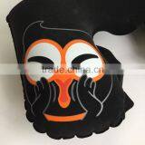 High Quality Printing Black Inflatable U-shape Neck Travel Pillow thumbnail-3