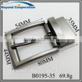 Black Nickel Brush Plated 35mm Reversible Teeth Clip Pin Buckle Turning Teeth Buckle Twisting Pin Clip Buckle Quality Choice