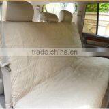 Deluxe Quilted and Padded Tan Car Back Seat With Two Flaps thumbnail-2