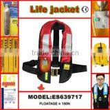 Eyson 3100RED M 24 Manual Inflatable Universal Life Jacket PFD Red thumbnail-1