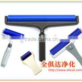 Silicon High Stickiness Cleanroom Sticky Roller With Aluminum/Plastic Handle