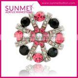 Wholesale Large Plastic Button With Rhinestone