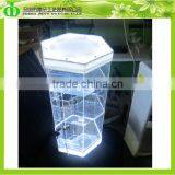 DDC-C001 Wholesale Acrylic Perfume Display Cabinet With LED thumbnail-3