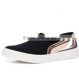 Gold pu Back Counter Rubber Sole Slip on Women Sneakers Cheap Casual Canvas Shoes 2016, Shoes Women Ladies thumbnail-2