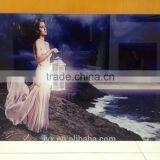 Original Abstract Textured Modern Painting Photo Frame