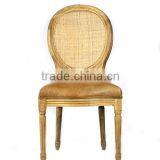 Best Price Nepal Rattan Back Dining Room Armchair Nordic Chair thumbnail-4