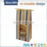 FDA Food Grade Paper Bag Natural Tin Tie Kraft Paper Bag With Window thumbnail-1