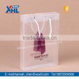 Custom New Products Cheap Fashiong Transparent PP Plastic Handle Bag With UV Printing thumbnail-2