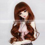 Long Silky Straight Wavy Burgundy Doll Wig With Heat Resistant Fiber thumbnail-1