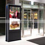 EKAA 46inch Coffee Shop Outdoor Floor Standing LCD LED Advertising Display Screen thumbnail-1