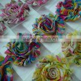 Rainbow Chiffon Shabby Flower Wholesale thumbnail-1