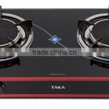 TAKA Gas Cooker TK-HG4 double Magneto Infrared Burners - top glass - Japan quality management / Home Appiances / Kitchen Wares