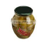 Cracked Purple Olives With Cayenne Peppers, High Quality 100% Tunisian Table Olives,Cracked Olives With Peppers 370 ml Glass Jar thumbnail-2