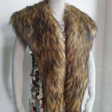 Искусственная мех, модный шарф, теплый, зимний, меховый воротник thumbnail-2