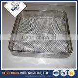 Factory Price Foldable Hanging Stainless Steel Wire Mesh Basket thumbnail-5