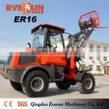 Qingdao Everun 1.6 Ton Small Wheel Loader With Pallet Forks thumbnail-3