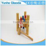 Christmas Thanksgiving Gifts Classic Toddler Game Wooden Hammer Toy Pound-A-Peg Pounding Bench Early Explorer thumbnail-4