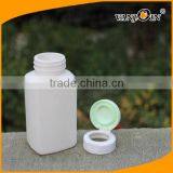 Custom Logo Nature White Rectangular HDPE Pill Bottles With Flip Cap 190cc thumbnail-5