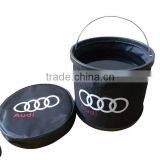 Can be widely used for fishing, car washing, camping, household, student picnic, vacation, promotion gift, etc. Folding bucket