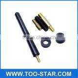 Metal Black 4.7" Carbon Fiber Sports Short Car Antenna Adjustable TRD Logo Aerials thumbnail-2
